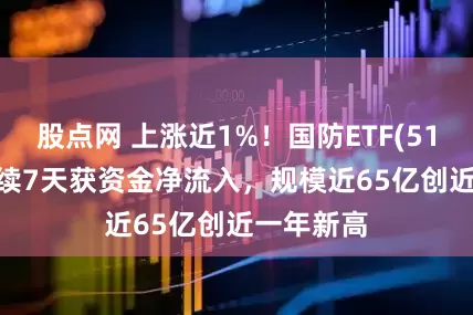 股点网 上涨近1%！国防ETF(512670)连续7天获资金净流入，规模近65亿创近一年新高