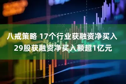 八戒策略 17个行业获融资净买入 29股获融资净买入额超1亿元