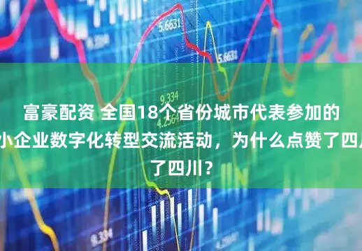 富豪配资 全国18个省份城市代表参加的中小企业数字化转型交流活动，为什么点赞了四川？